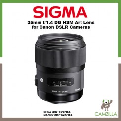 Sigma 35mm f/1.4 DG HSM Art Lens for Canon DSLR Cameras
